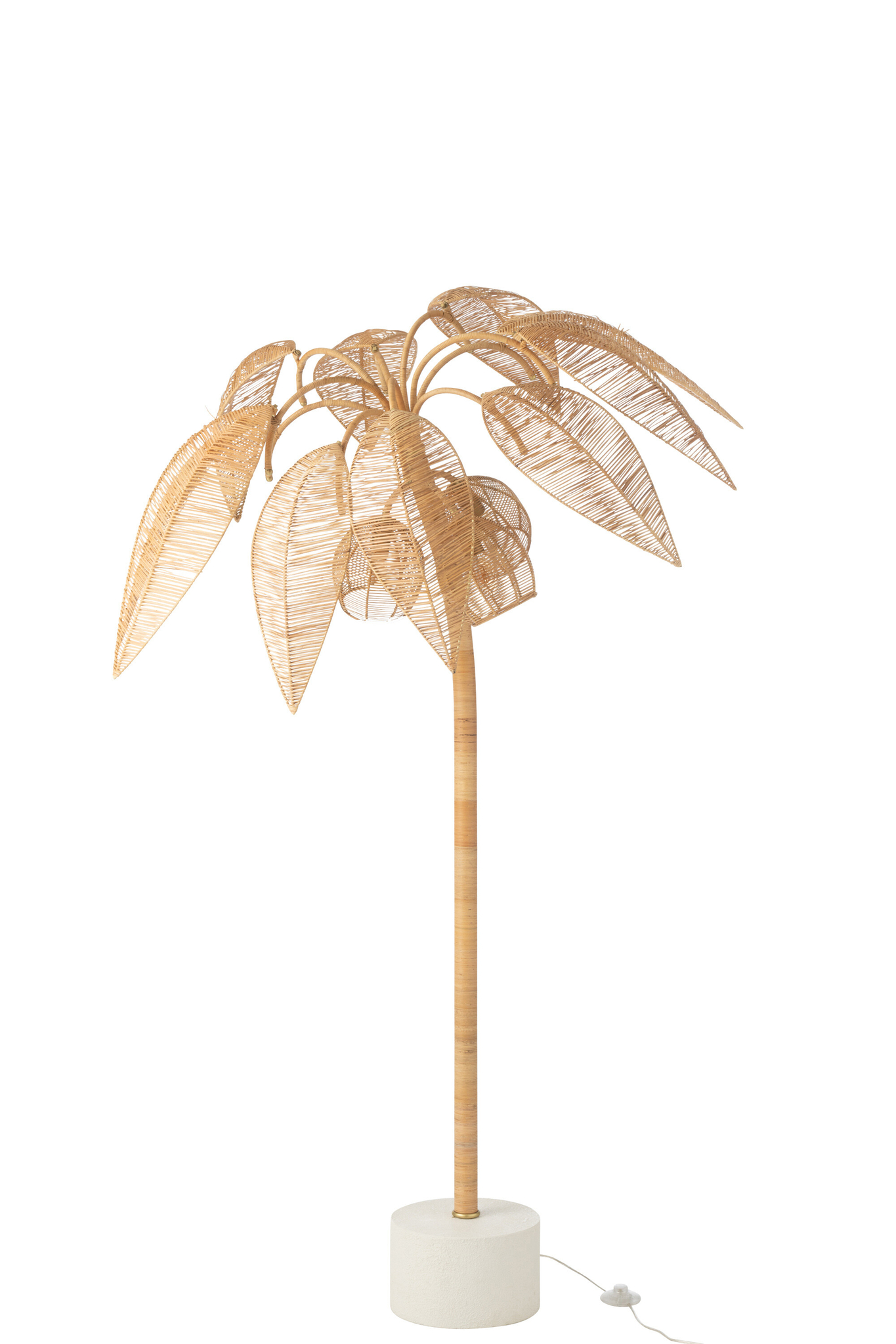 Lampadaire Cocotier Cannage Natura Petit