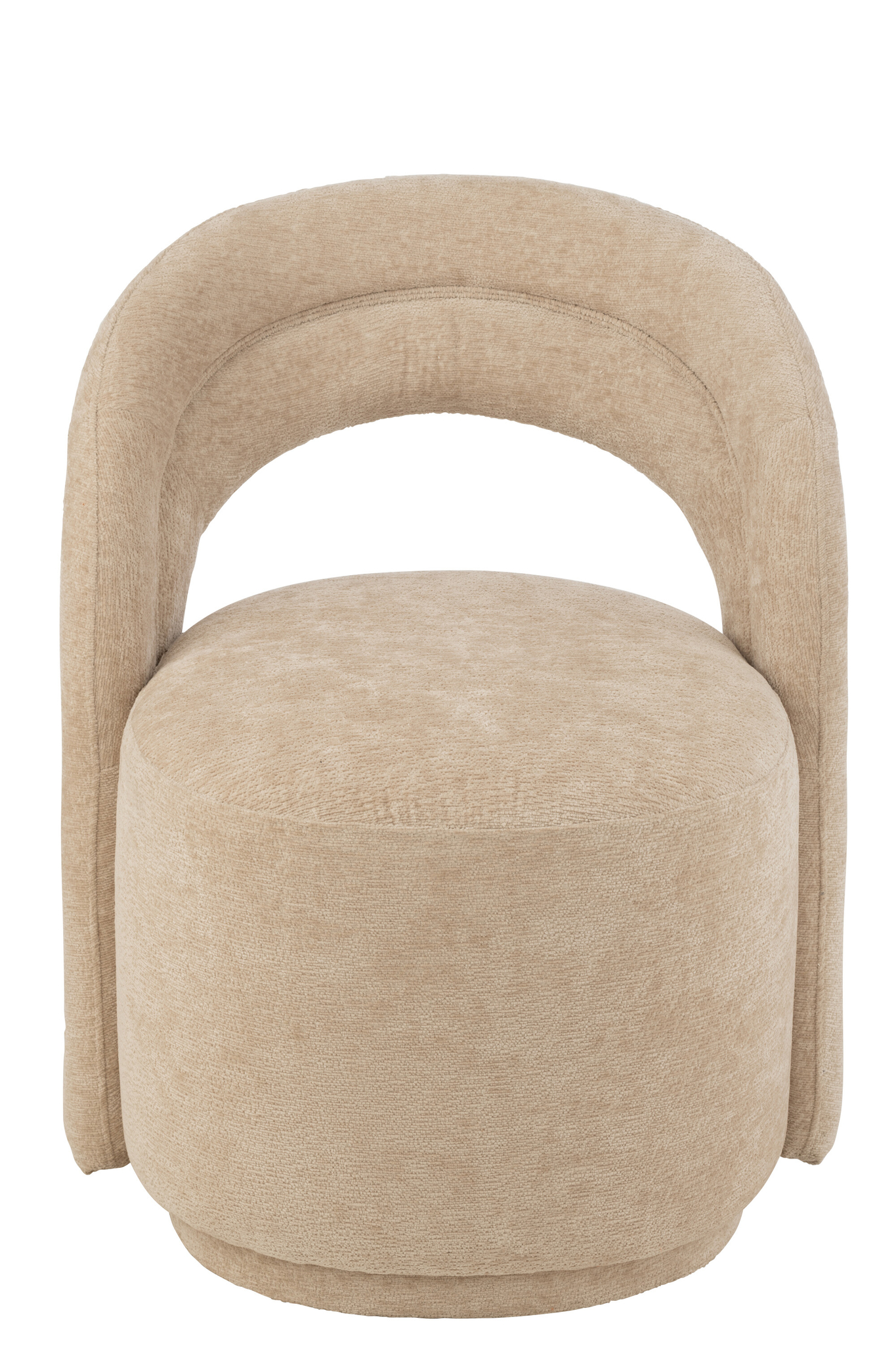 Chaise en textile beige