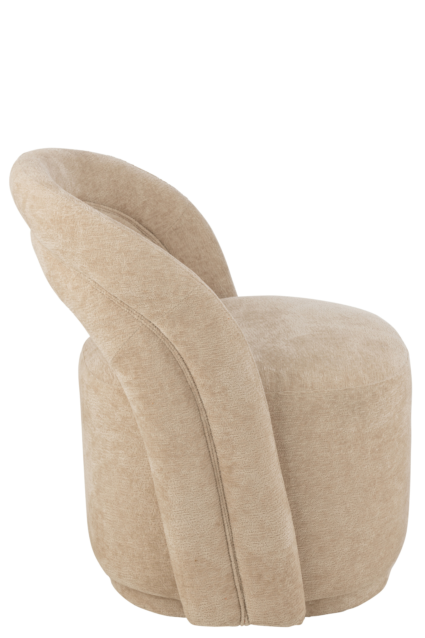 Chaise en textile beige – Image 2
