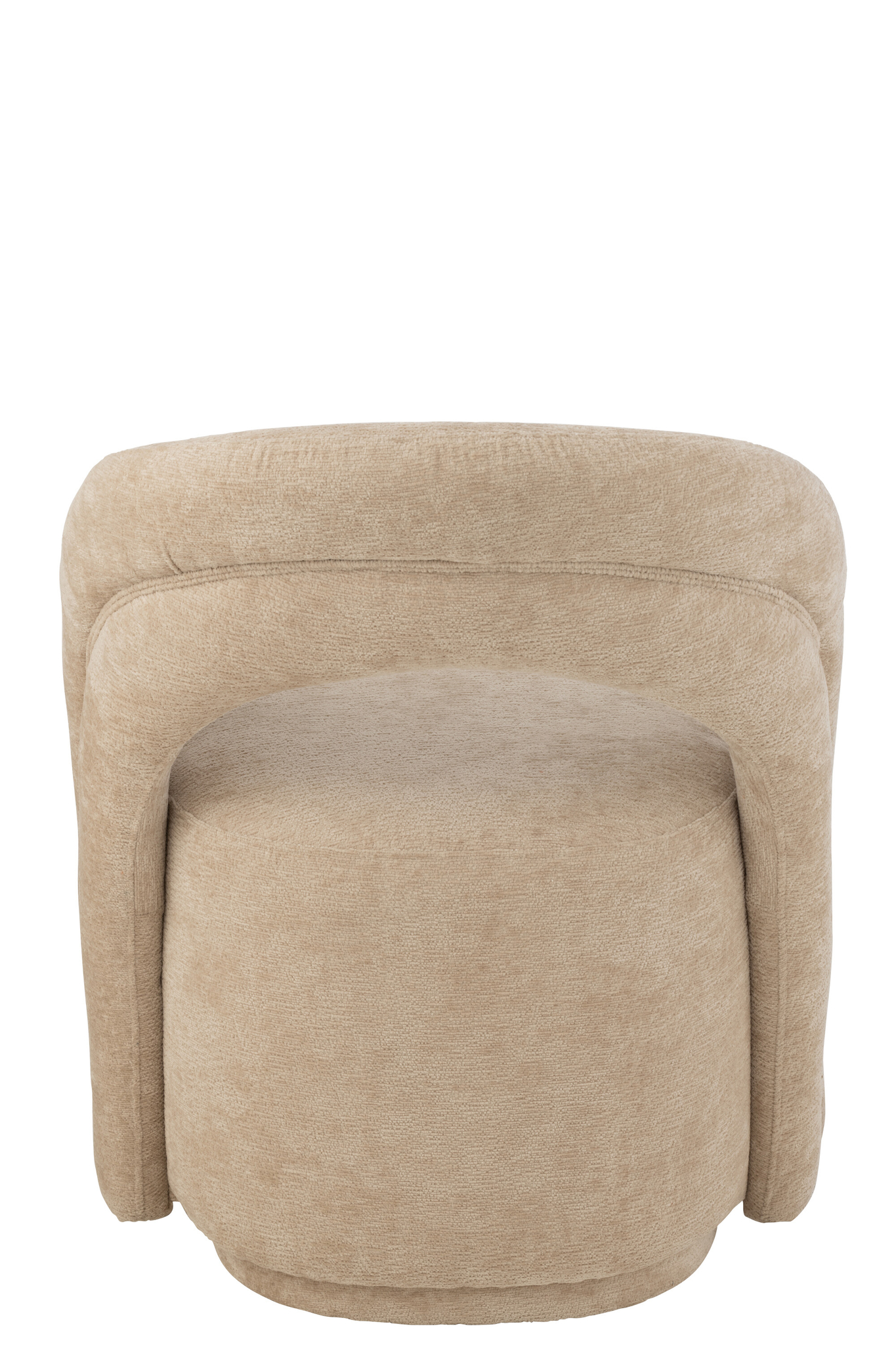 Chaise en textile beige – Image 3