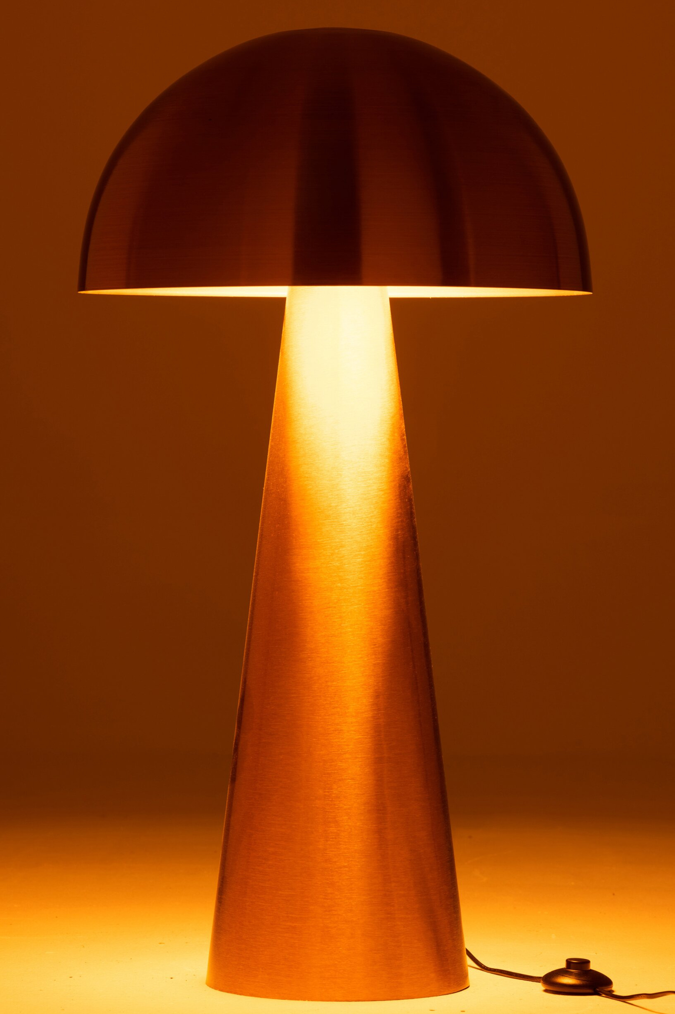 Lampe Champignon Métal Doré Mat Extra Large – Image 3