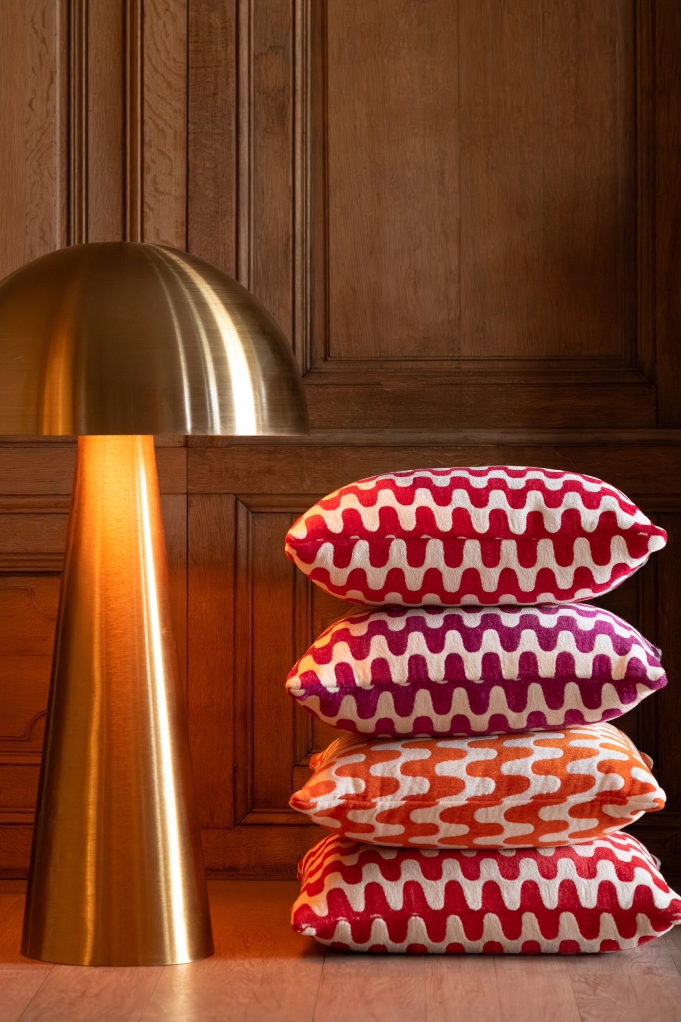 Lampe Champignon Métal Doré Mat Extra Large – Image 5